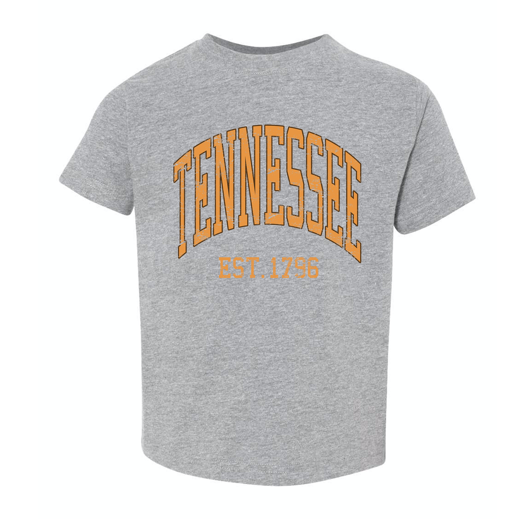 Tennessee EST 1796 On Light Gray