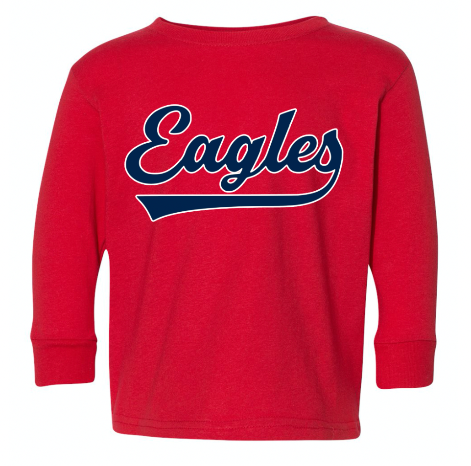 Classic Eagles on Red