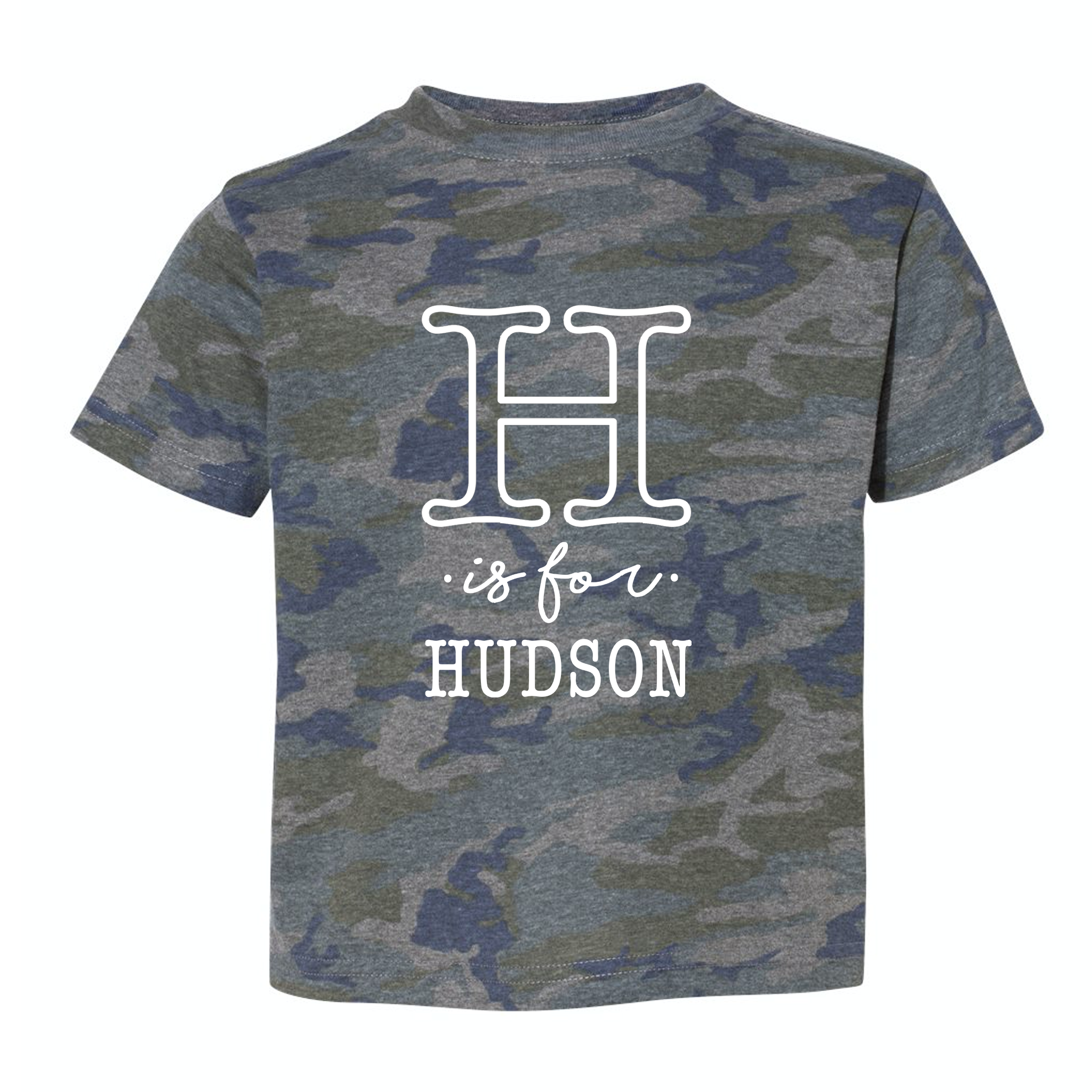 Unisex CAMO Tee - Navy / S