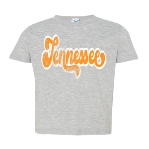 Tennessee Distressed Gray Tee