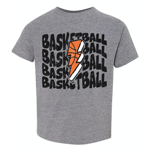 Basketball Bolt Solid Tee