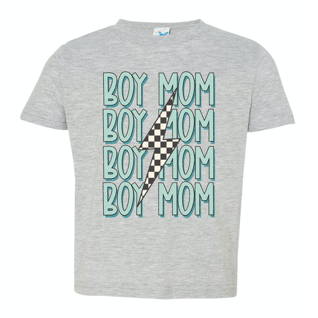 Boy Mom On Gray